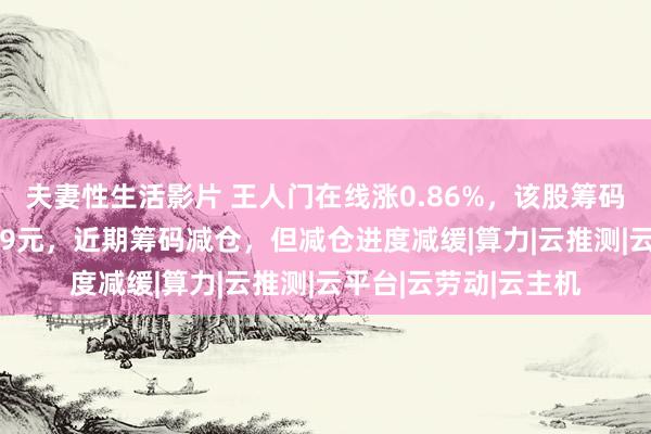 夫妻性生活影片 王人门在线涨0.86%，该股筹码平均往复资本为9.79元，近期筹码减仓，但减仓进度减缓|算力|云推测|云平台|云劳动|云主机